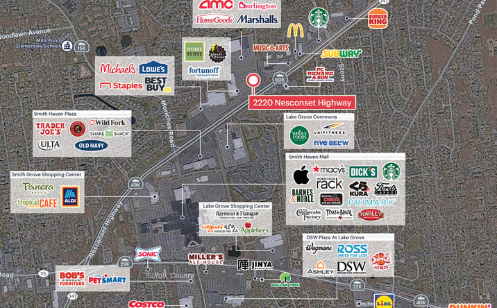 Pictures of Retail, Restaurant property located at 2220 Nesconset Hwy, Stony Brook, NY 11790 for lease - image #1