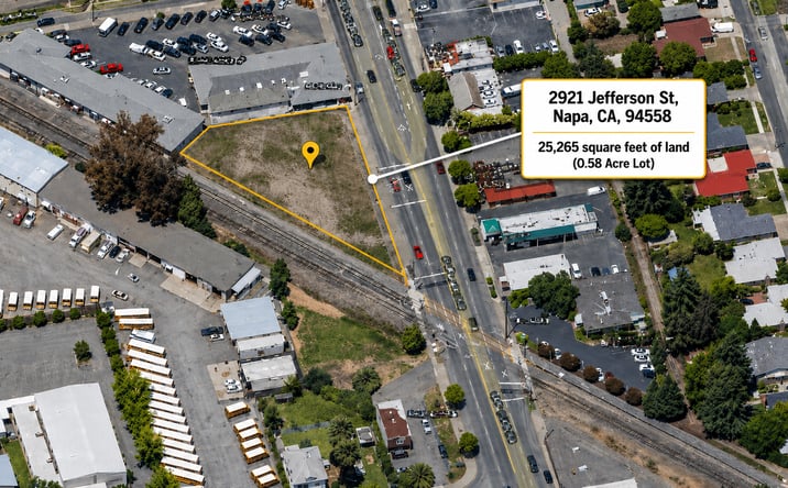 Pictures of Retail, Land, Restaurant property located at 2921 Jefferson St, Napa, CA 94558 for lease - image #1
