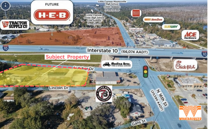 Pictures of Land property located at 1805 IH 10 East, Orange, TX 77630 for lease - image #1