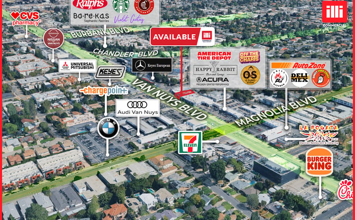 Pictures of Retail property located at 5244 Van Nuys Boulevard, Los Angeles, CA 91401 for lease - image #1