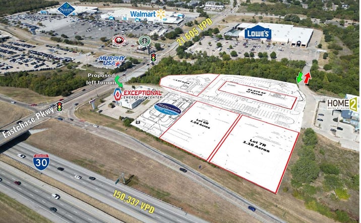 Pictures of Retail property located at 1111 Eastchase Pkwy, Fort Worth, TX 76120 for lease - image #1