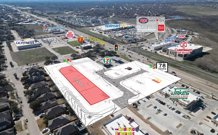 Pictures of Retail property located at 7810 S State Hwy 78, Sachse, TX 75048 for lease - image #1