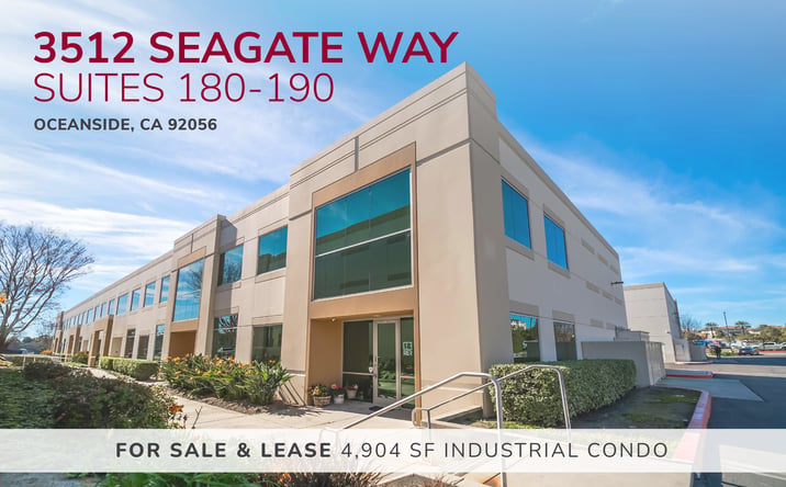 Pictures of Industrial property located at 3512 Seagate Way, Suites 180-190, Oceanside, CA 92056 for lease - image #1