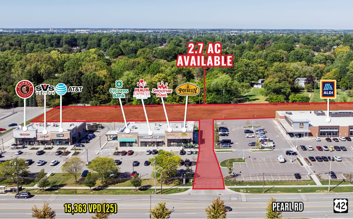 Pictures of Retail, Land property located at 6858 Pearl Rd, Middleburg Heights, OH 44130 for lease - image #1