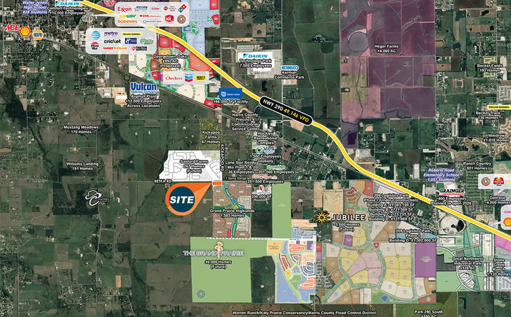 Pictures of Land property located at SWC Kickapoo Rd and Betka Rd, Hockley, TX 77447 for lease - image #1