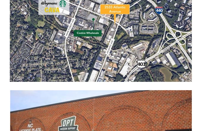 Pictures of Retail, Office, Industrial, Restaurant property located at 2533 Atlantic Avenue, Raleigh, NC 27604 for lease - image #1