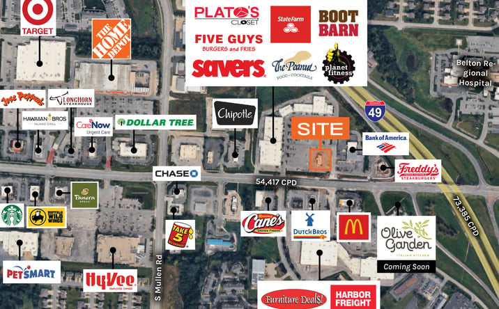 Pictures of Retail, Land property located at 1720 East North Avenue, Belton, MO 64012 for lease - image #1