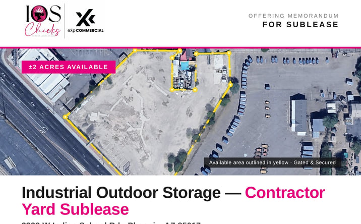 Pictures of Industrial, Land, Special Purpose property located at 3333 W Indian School Rd, Phoenix, AZ 85017 for lease - image #1