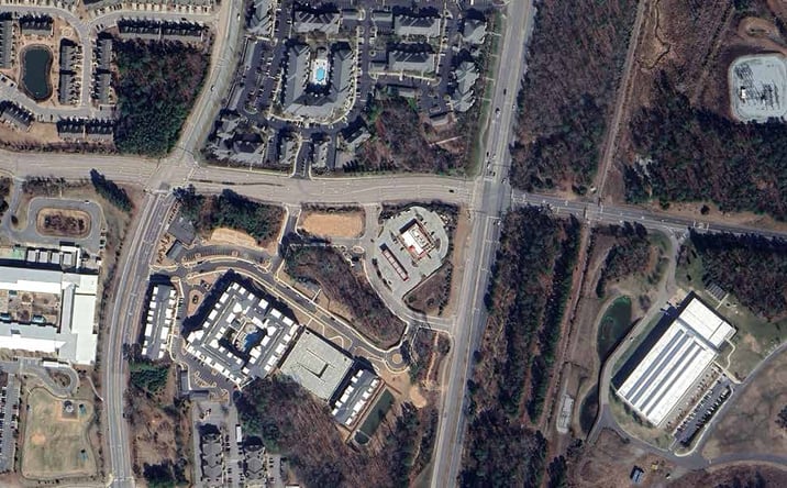 Pictures of Retail, Land property located at 7625 & 7655 Kit Creek Road and 11635 Green Level Church Road, Cary, NC 27519 for lease - image #1