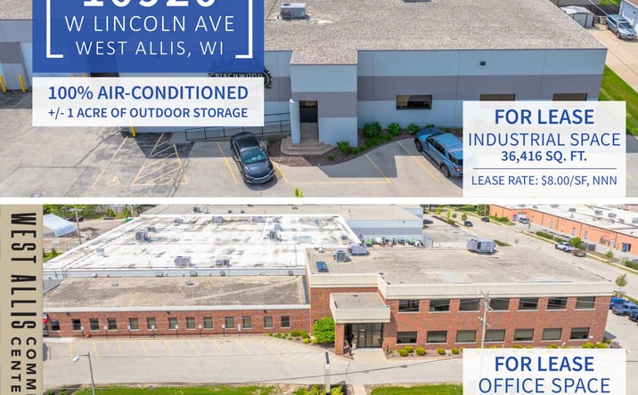 Pictures of Office, Industrial property located at 10920 W. Lincoln Ave, West Allis, WI 53227 for lease - image #1