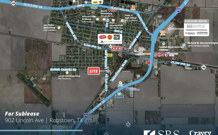 Pictures of Office property located at 902 Lincoln Ave, Robstown, TX 78380 for lease - image #1