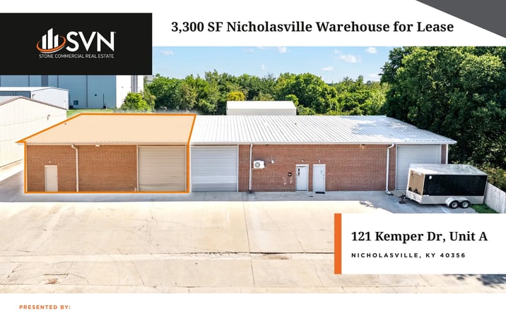 Pictures of Industrial property located at 121 Kemper Dr, Unit A, Nicholasville, KY 40356 for lease - image #1