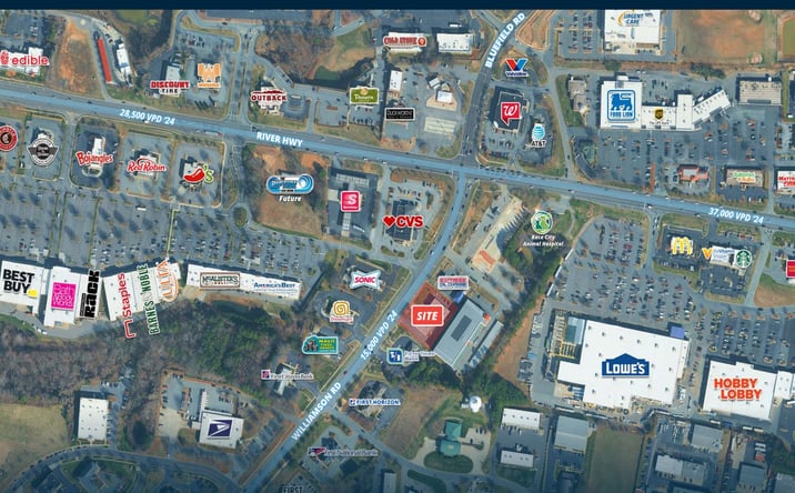 Pictures of Land property located at 129 Williamson Rd, Mooresville, NC 28117 for lease - image #1
