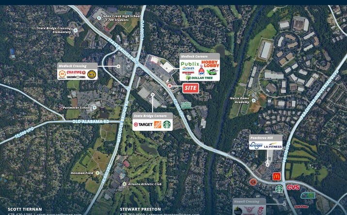 Pictures of Retail, Office property located at 5855 State Bridge Rd, Ste A, Johns Creek, GA 30097 for lease - image #1