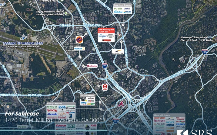 Pictures of Retail, Office property located at 1420 Terrell Mill Rd, Marietta, GA 30067 for lease - image #1