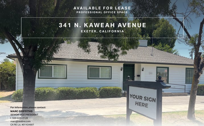 Pictures of Office property located at 341 N. Kaweah Avenue, Exeter, CA 93221-1221 for lease - image #1