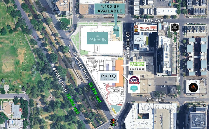 Pictures of Retail, Restaurant property located at 990 Cherokee Street, Denver, CO 80204 for lease - image #1