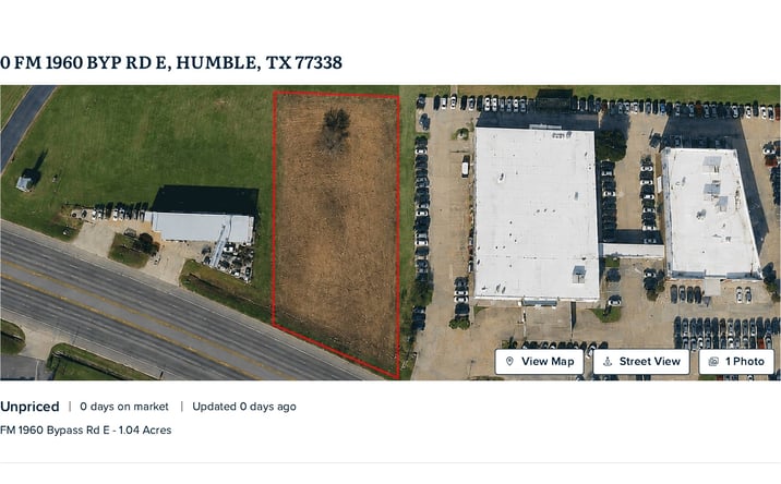 Pictures of Retail, Office, Land property located at 0 FM 1960 Bypass Road East, Humble, TX 77338 for lease - image #1