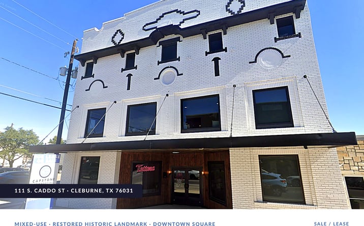Pictures of Office, Retail property located at 111 S. Caddo Street, Cleburne, TX 76031 for lease - image #1