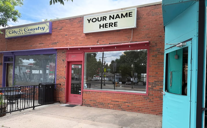 Pictures of Retail property located at 2391 South Downing Street, Denver, CO 80210 for lease - image #1