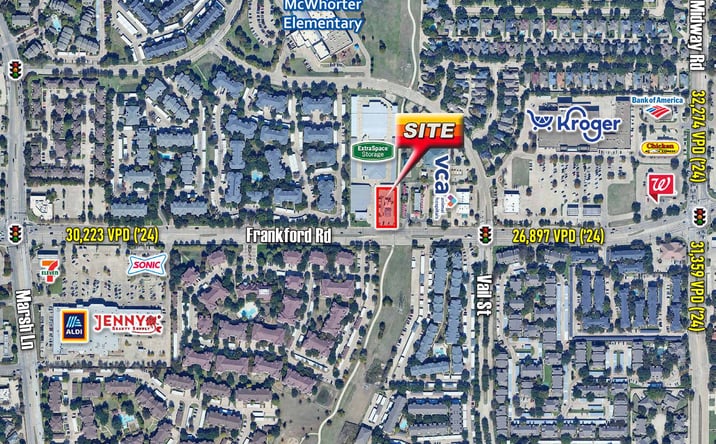 Pictures of Retail property located at 3743 Frankford Road, Dallas, TX 75287 for lease - image #1