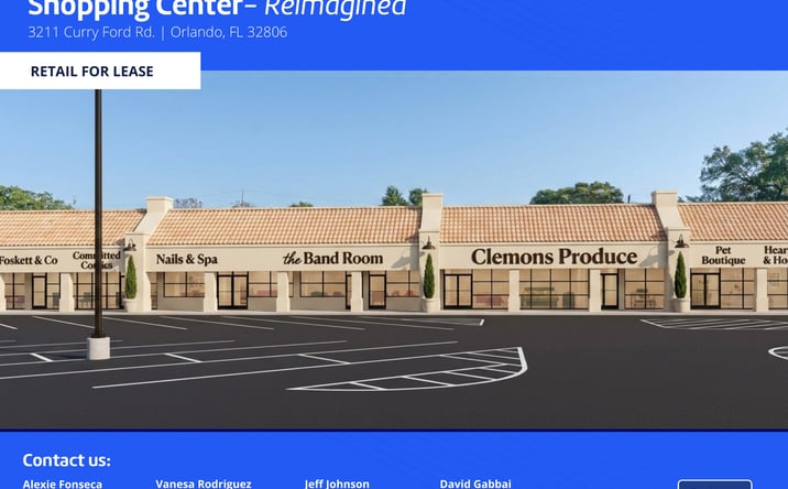 Pictures of Retail property located at 3211 Curry Ford Rd., Orlando, FL 32806 for lease - image #1