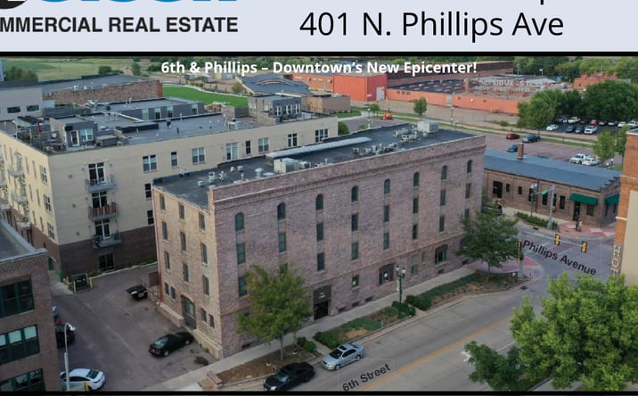 Pictures of Retail, Office property located at 401 N. Phillips Ave, Sioux Falls, SD 57103-1335 for lease - image #1