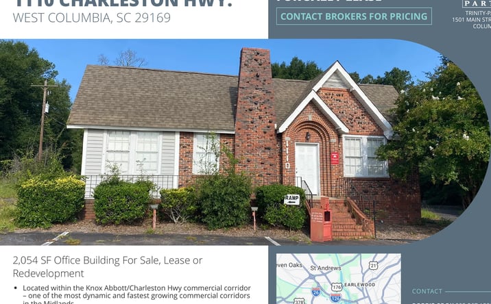 Pictures of Office property located at 1110 Charleston Hwy., West Columbia, SC 29169 for lease - image #1