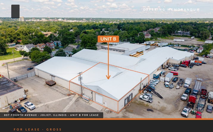 Pictures of Industrial property located at 807 Fourth Avenue, Joliet, IL 60433 for lease - image #1