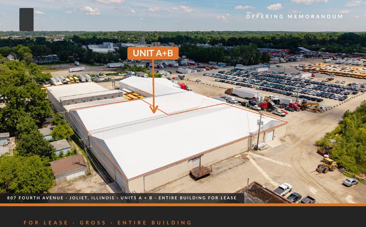 Pictures of Industrial property located at 807 Fourth Avenue, Joliet, IL 60433 for lease - image #1
