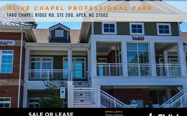 Pictures of Office property located at 1460 Chapel Ridge Rd, Ste 200, Apex, NC 27502 for lease - image #1