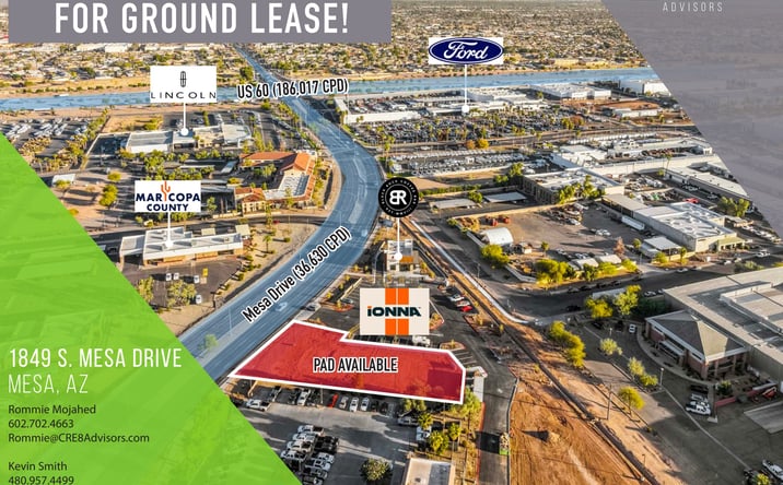 Pictures of Retail property located at 1849 S. Mesa Drive, Mesa, AZ 85233-1907 for lease - image #1