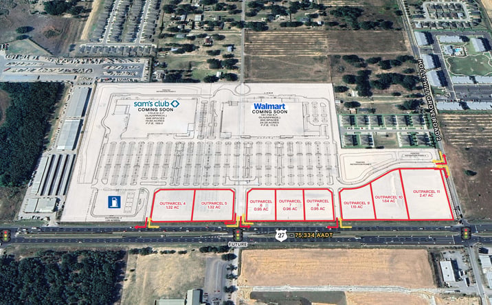Pictures of Retail, Land property located at Holly Hill Grove Rd & US 27, Davenport, FL 33837 for lease - image #1