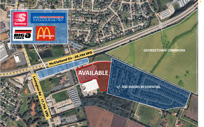 Pictures of Retail, Land property located at 170 Southgate Drive, Georgetown, KY 40324 for lease - image #1