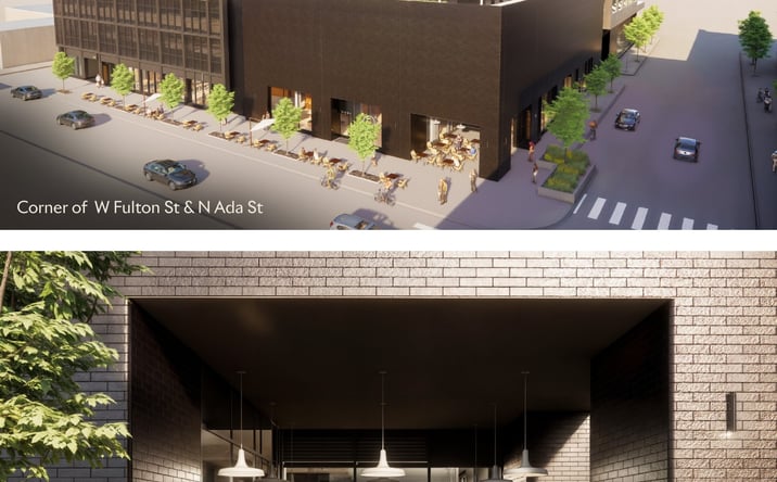Pictures of Retail property located at 1353 W Fulton St, Chicago, IL 60642 for lease - image #1