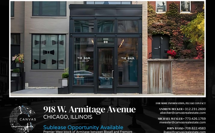 Pictures of Retail property located at 918 W. Armitage Avenue, Chicago, IL 60614-0535 for lease - image #1