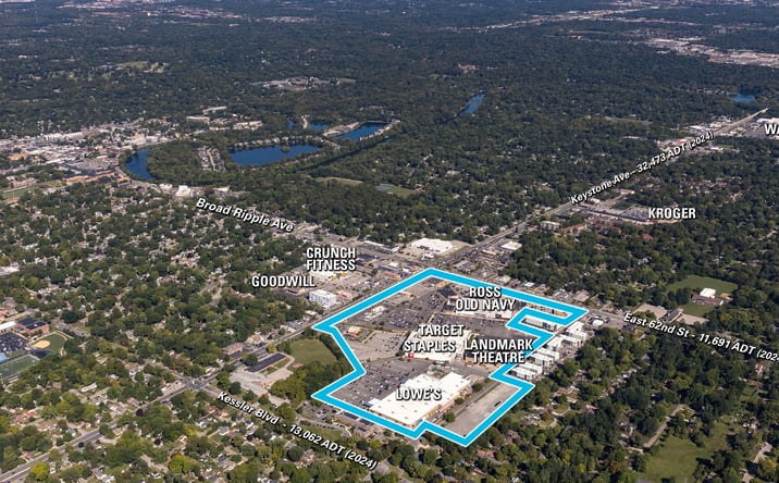 Pictures of Retail property located at 6101 N Keystone Ave, Indianapolis, IN 46220 for lease - image #1