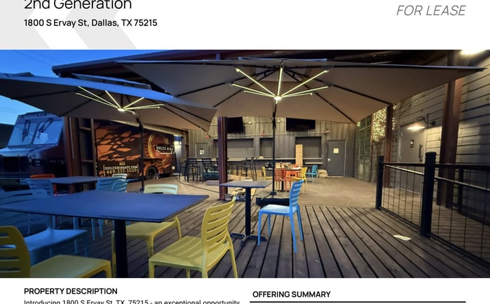 Pictures of Retail property located at 1800 S Ervay St, Dallas, TX 75215 for lease - image #1