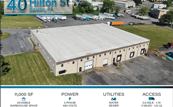 Pictures of Retail, Industrial property located at 40 Hilton Street, Easton, PA 18042 for lease - image #1