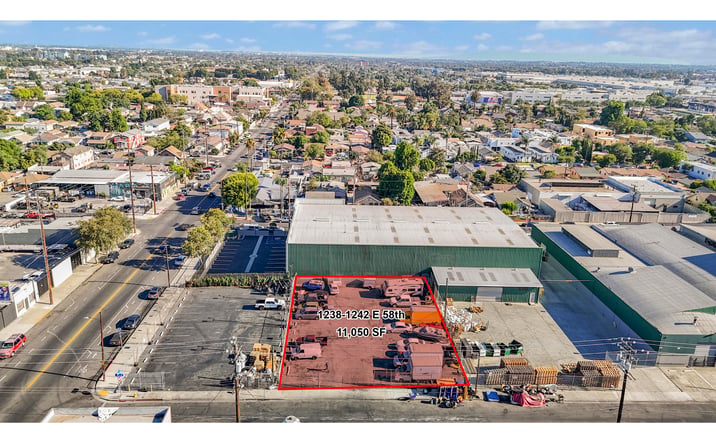 Pictures of Industrial, Land property located at 1238-1242 E 58th Pl, Los Angeles, CA 90001 for lease - image #1
