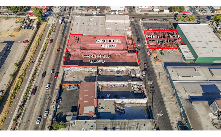 Pictures of Land property located at 1223-1237 E 58th Pl & 1238-1242 E 58th Pl, Los Angeles, CA 90001 for lease - image #1