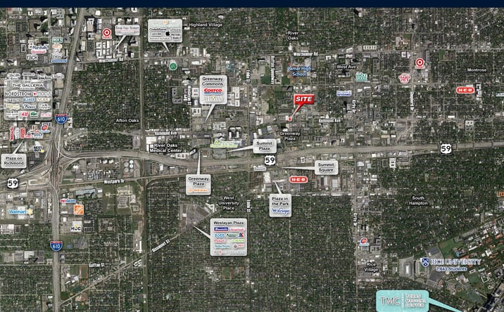 Pictures of Retail property located at 3330 Richmond Avenue, Houston, TX 77098 for lease - image #1