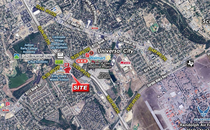 Pictures of Retail, Land property located at 11801 East Loop 1604 North, Universal City, TX 78148 for lease - image #1
