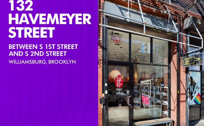 Pictures of Retail property located at 132 Havemeyer Street, New York City, NY 11211-4525 for lease - image #1