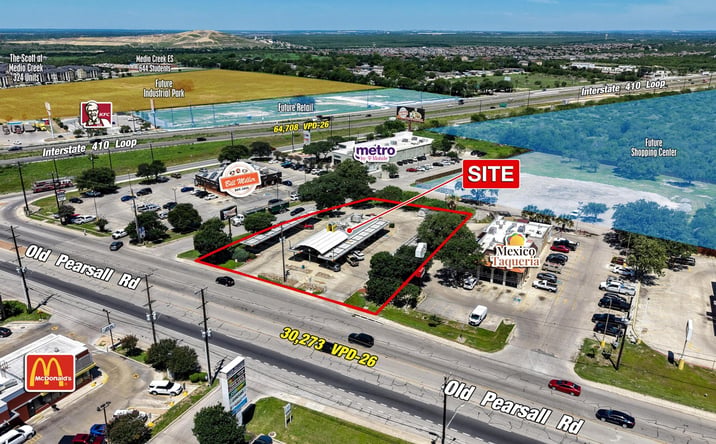 Pictures of Retail, Restaurant property located at 6341 Old Pearsall Rd, San Antonio, TX 78242 for lease - image #1