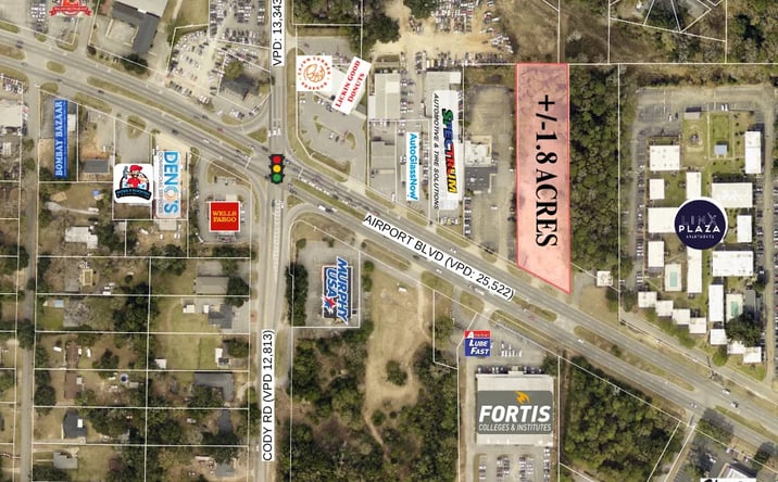 Pictures of Land property located at 7032 Airport Boulevard, Mobile, AL 36608 for lease - image #1