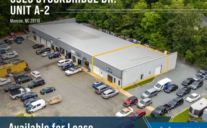 Pictures of Industrial property located at 5923 Stockbridge Dr, Unit A-2, Monroe, NC 28110 for lease - image #1