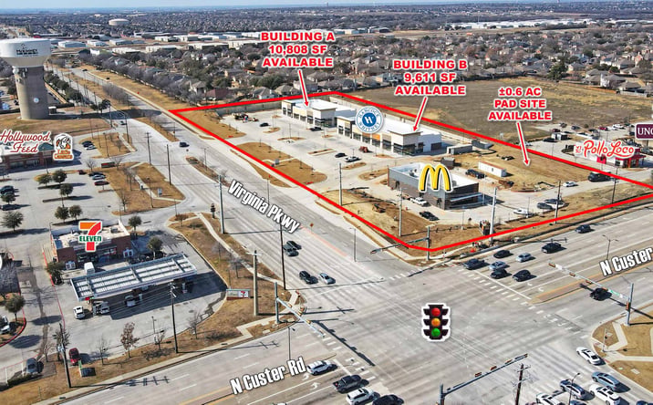Pictures of Retail, Land property located at 9210 Virginia Parkway, McKinney, TX 75071 for lease - image #1
