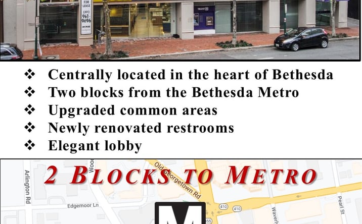 Pictures of Office property located at 7220 Wisconsin Avenue, Bethesda, MD 20814 for lease - image #1