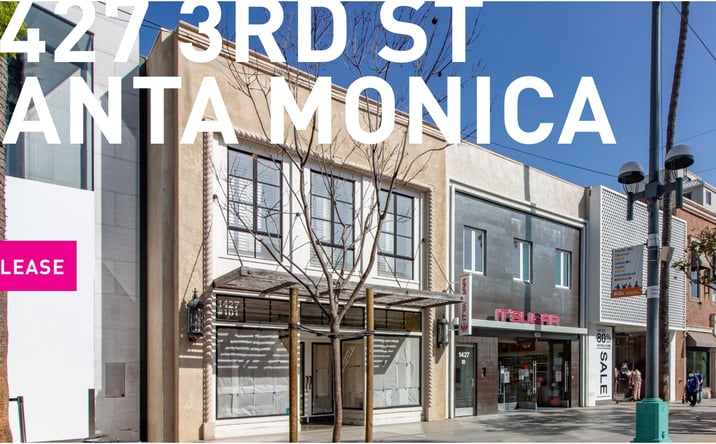 Pictures of Retail property located at 1427 3rd St, Santa Monica, CA 90401 for lease - image #1